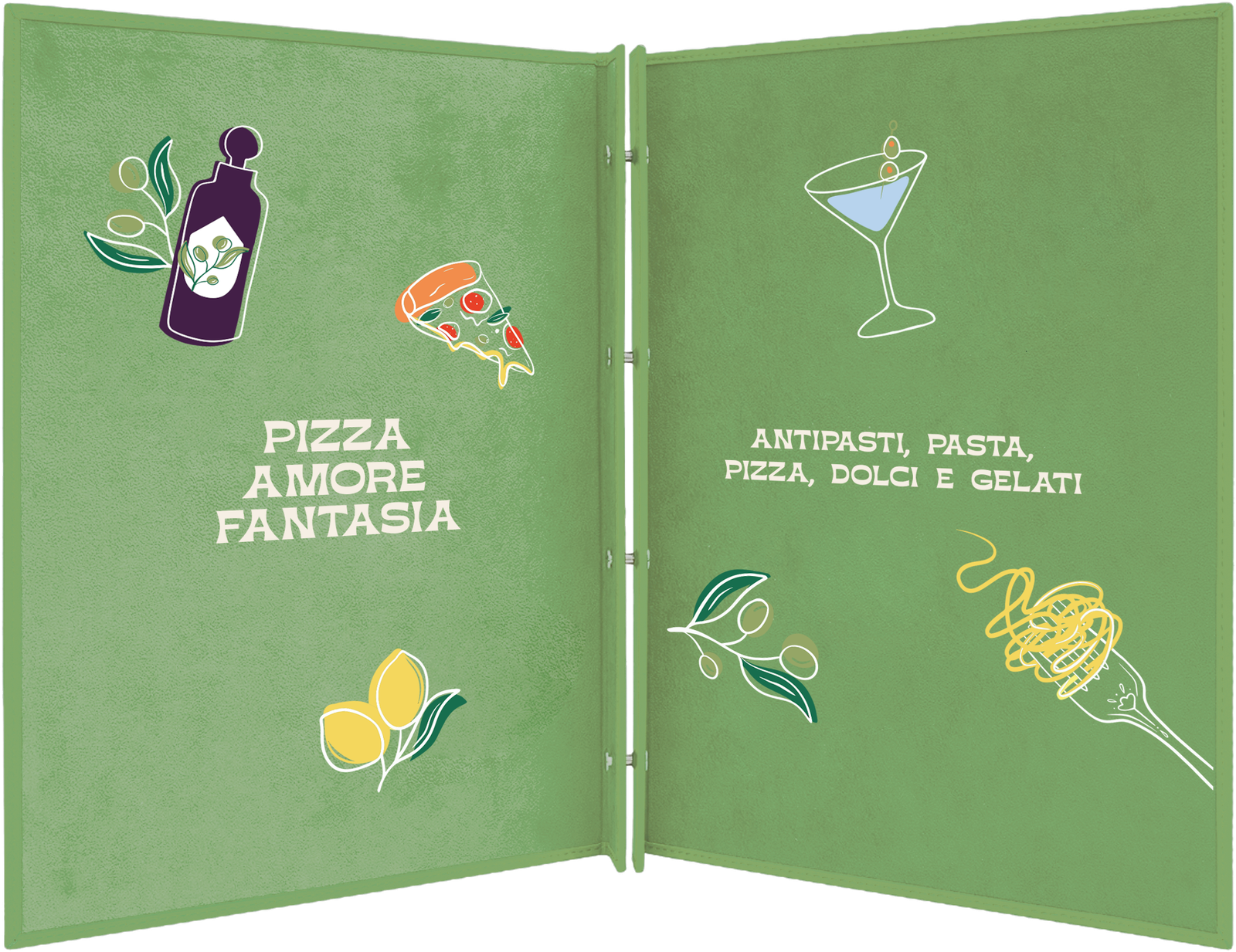 Intérieur du menu Casa Valentino