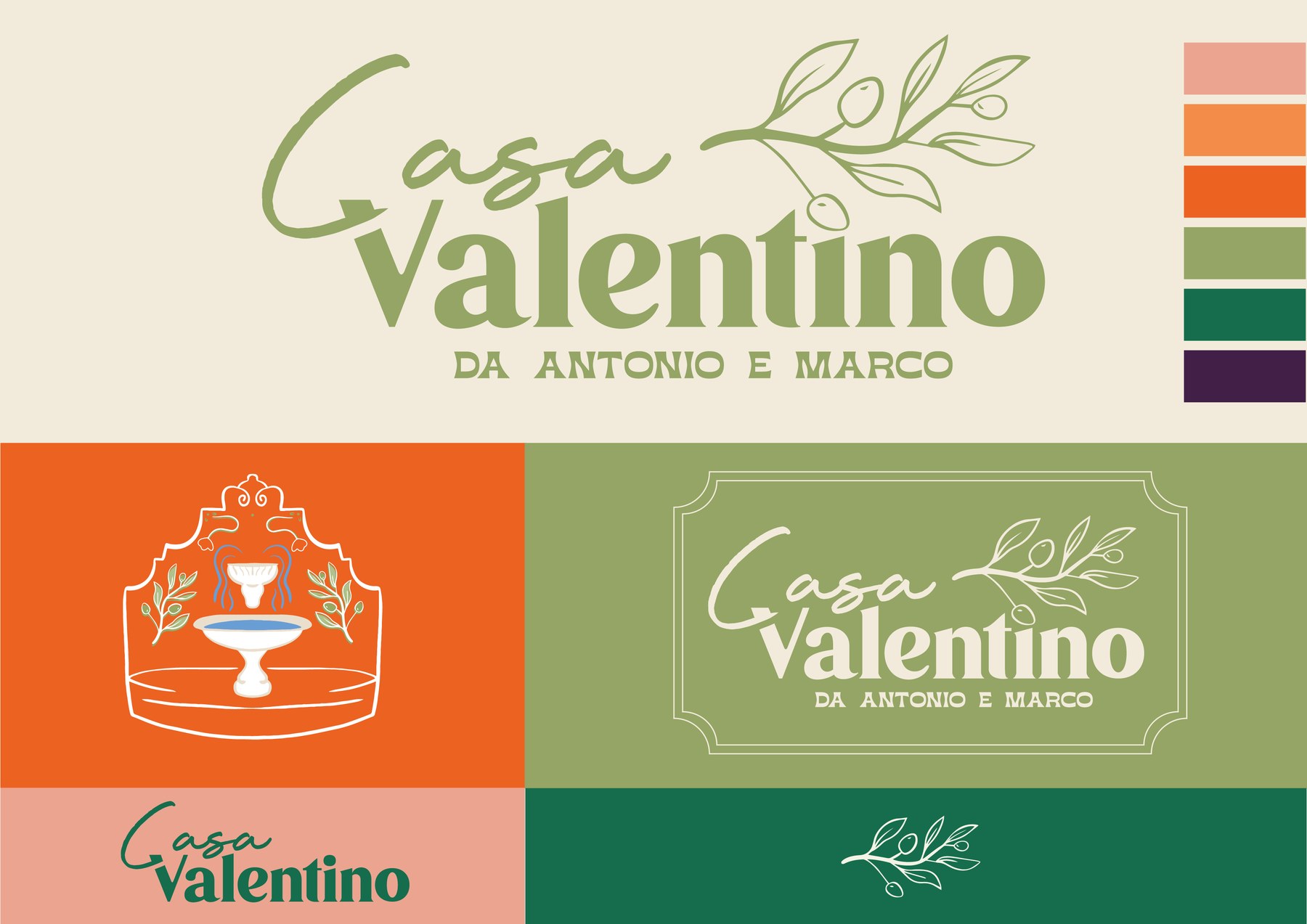 Charte graphique Casa Valentino
