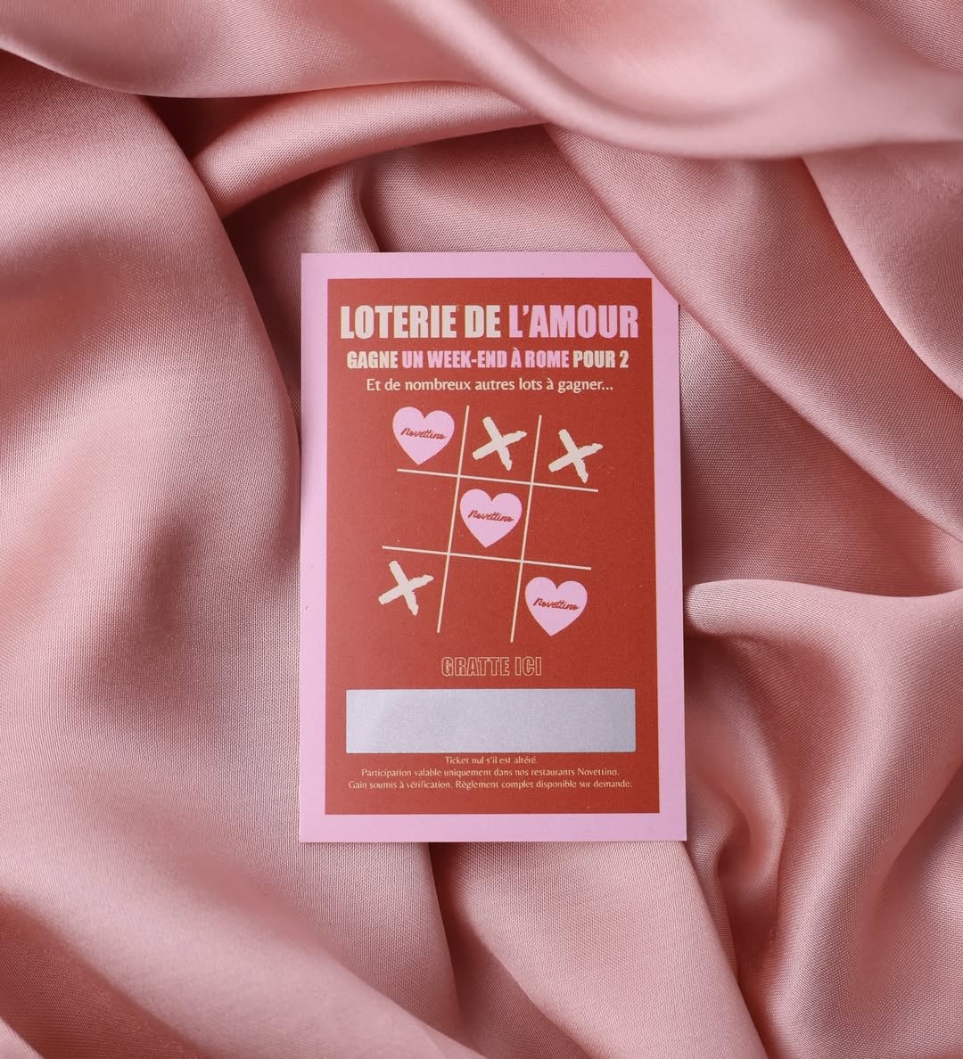 Ticket à gratter « Loterie de l'amour »