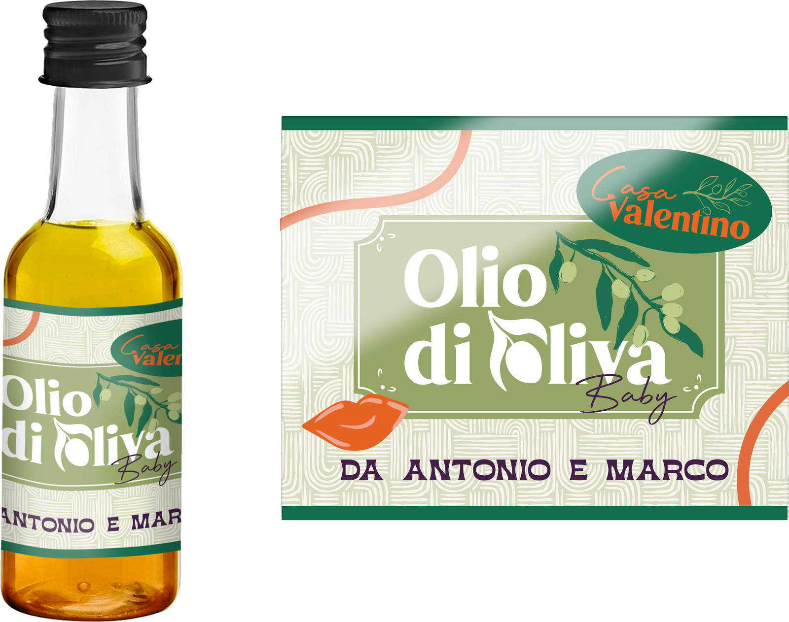 Mignonnette d'huile d'olive Casa Valentino